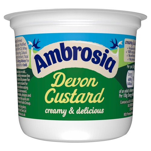 Ambrosia Devon Custard Dessert Snack Pot
