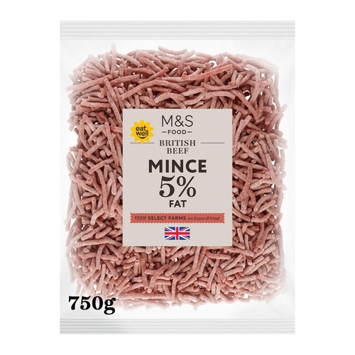 M&S Beef Mince 5% Fat Frozen
