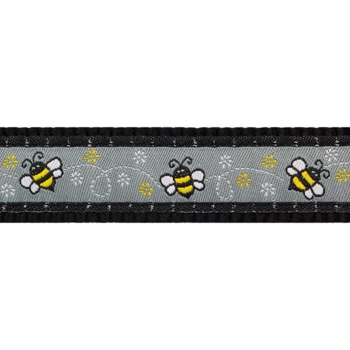 Red Dingo Bumble Bee Black Dog Harness, Large