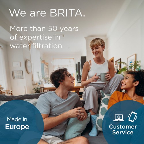 BRITA Aluna Water Filter Jug White (2.4L)