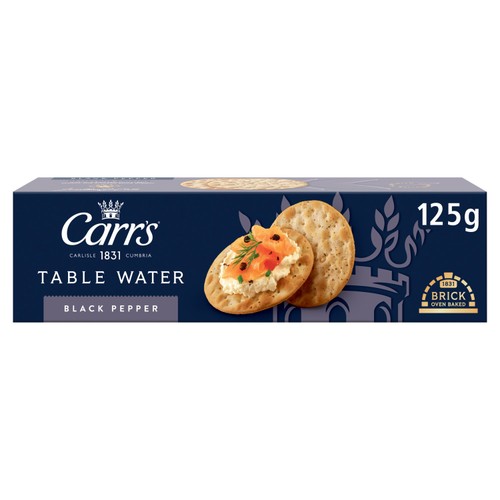 Carr's Table Water Cracked Black Pepper Crackers