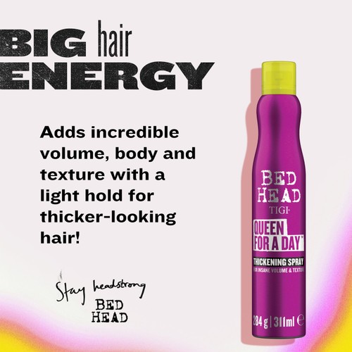 Bed Head by TIGI Queen For A Day Volume Thickening Spray for Fine Hair