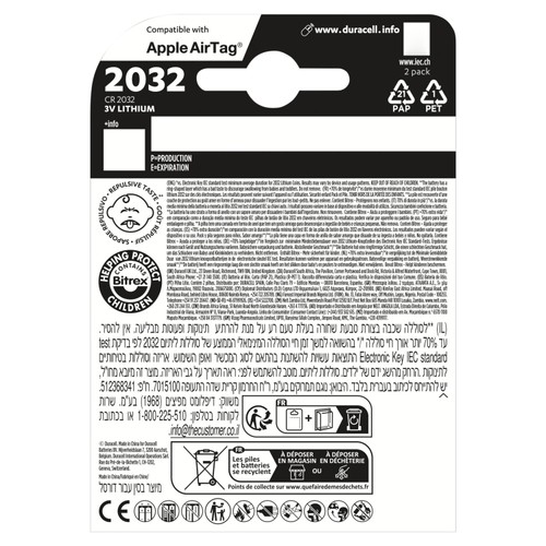 Duracell Specialty CR-2032 Lithium Coin Battery