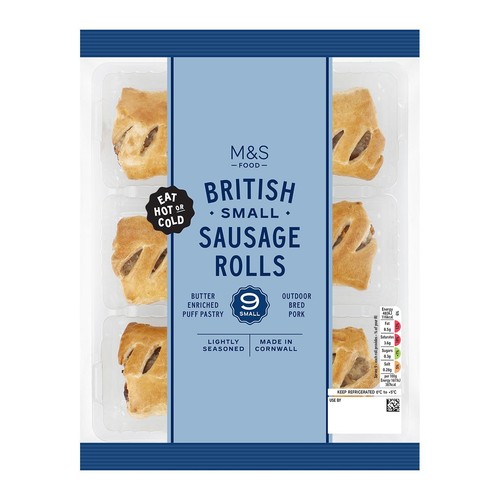 M&S 9 sausage rolls