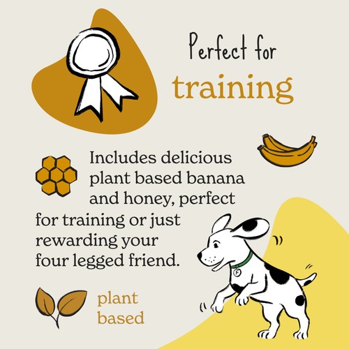 Forthglade Rewards Banana & Honey Natural Grain-Free Soft Bite Treats