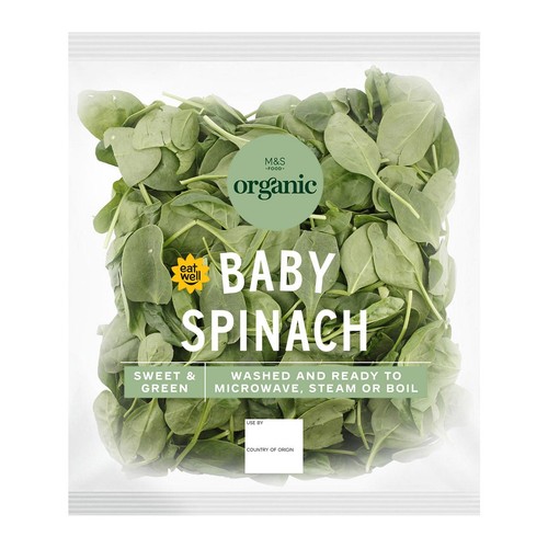 M&S Organic Spinach