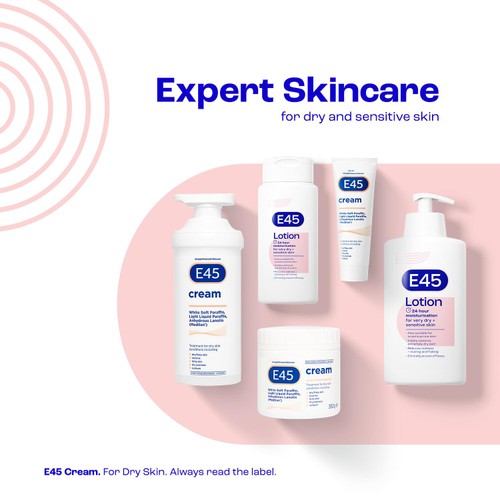 E45 Moisturiser Body Lotion for Dry & Sensitive Skin