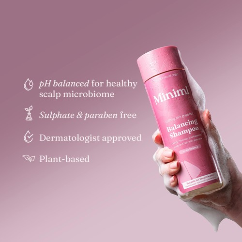 Miniml Balancing Shampoo Uplifting Pink Grapefruit