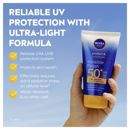 NIVEA Sun Protect & Moisture Invisible Finish SPF50+