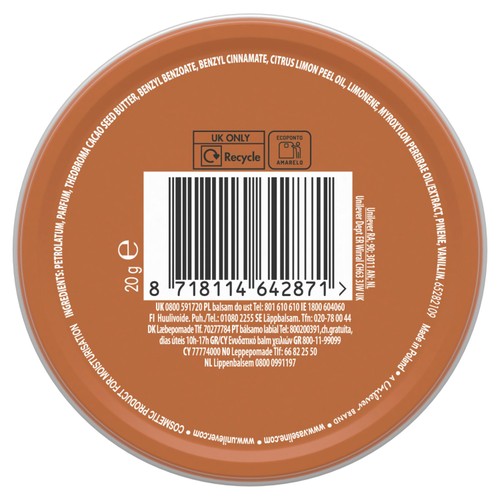 Vaseline Lip Therapy Cocoa Butter