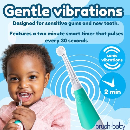 Brush-Baby BabySonic Electric Toothbrush, 0-3 Yrs
