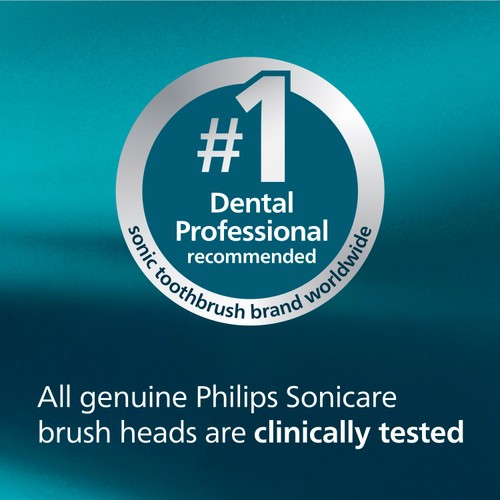 Philips Sonicare C3 Premium Plaque Defence Brush Head, Black, 2+1 Pack