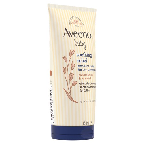 Aveeno Baby Soothing Relief Emollient Cream for Dry Sensitive Skin