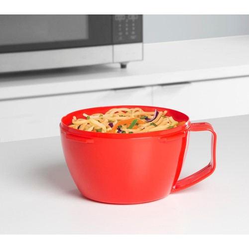 Sistema Microwave Noodle Bowl Food Container with Steam Vent 940ml