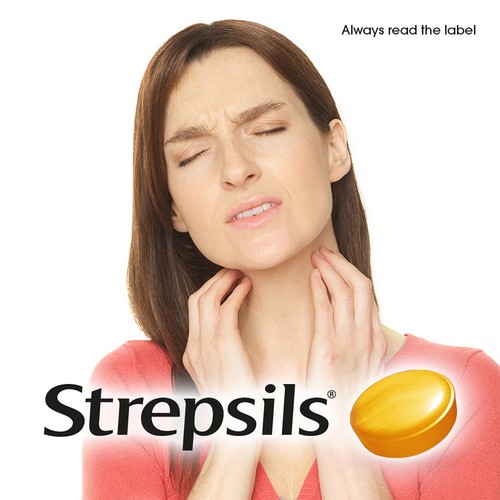 Strepsils Honey & Lemon Lozenges for Sore Throat 