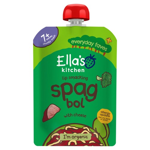 Ella's Kitchen Spaghetti Bolognese Baby Food Pouch 7+ Months