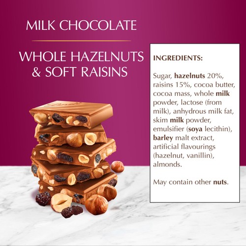 Lindt Les Grandes Fruit and Nut Milk Chocolate Bar