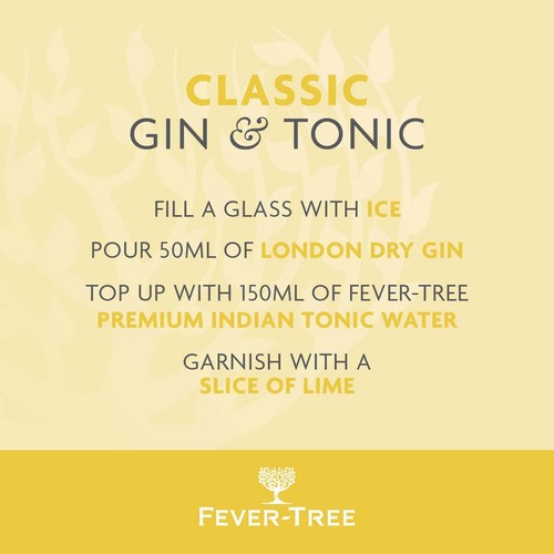 Fever-Tree Premium Indian Tonic Water Cans