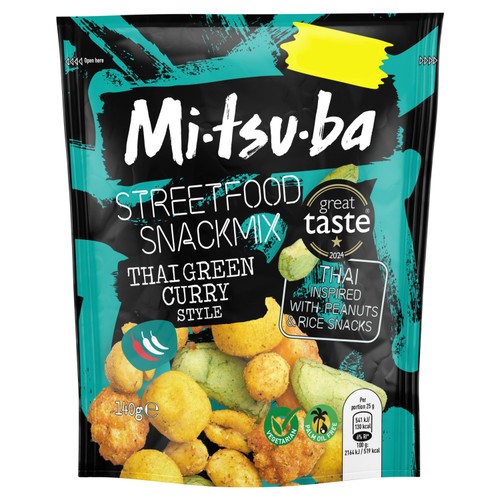 Mitsuba Thai Green Curry Street Food Snack Mix