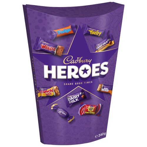 Cadbury Heroes Chocolate Carton