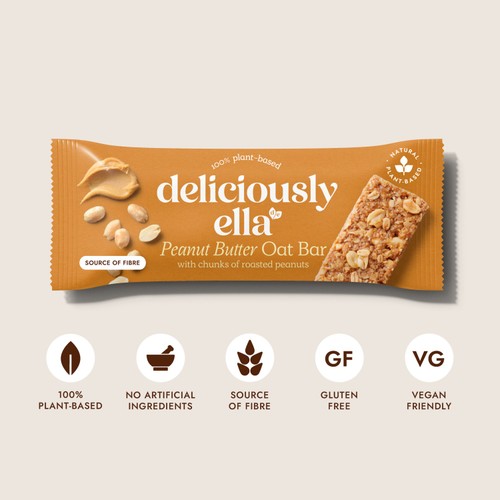 Deliciously Ella Peanut Butter Oat Bar Multipack