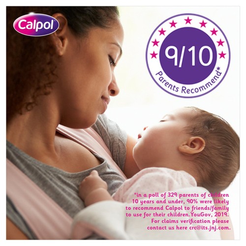 Calpol Infant Sugar Free & Colour Free Oral Suspension Strawberry 2+ Months