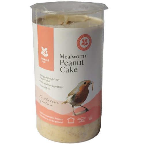 National Trust Bird Food Peanut Cake Roll with Mealworms