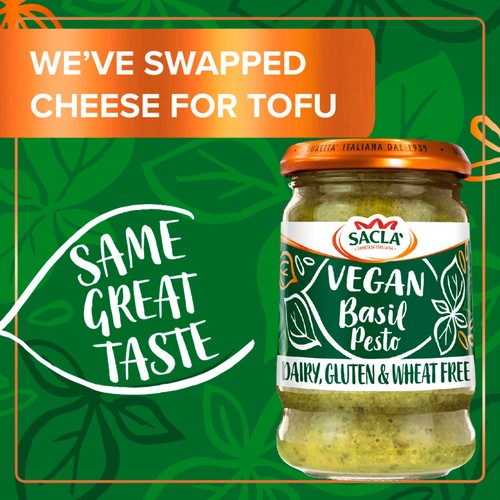 Sacla' Gluten & Dairy Free Basil Pesto
