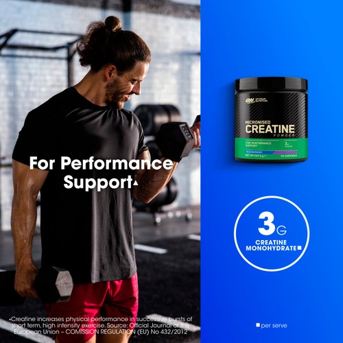 Optimum Nutrition Blue Raspberry Flavoured Creatine