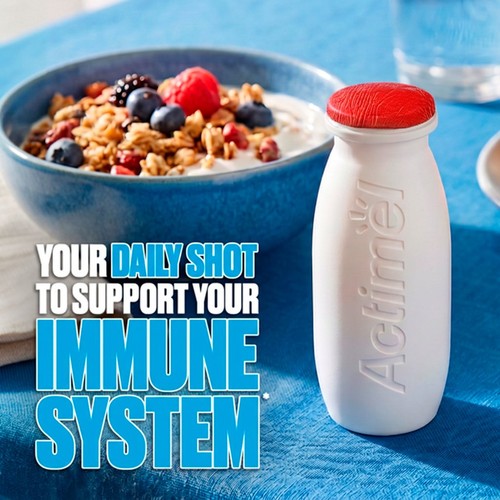 Actimel Strawberry Fat Free Immune Support Yoghurt Drink Multipack