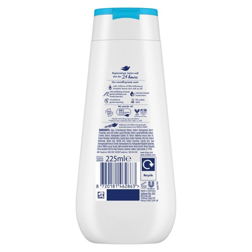 Dove Gentle Scrub Advanced Care Body Wash Shower Gel Exfoliating Minerals