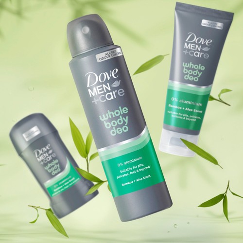 Dove Men+ 48h Whole Body Spray Deodorant Bamboo & Aloe