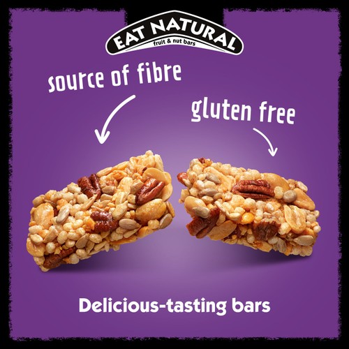 Eat Natural Maple Syrup, Pecan and Peanut Bars