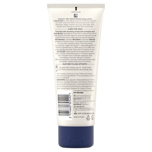 Aveeno Skin Relief Moisturising Body Lotion for Very Dry Skin