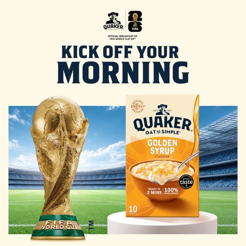 Quaker Oat So Simple Golden Syrup Porridge Sachets Cereal