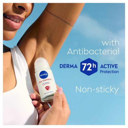 NIVEA Dry Comfort Anti-Perspirant Deodorant Roll-On 50ml