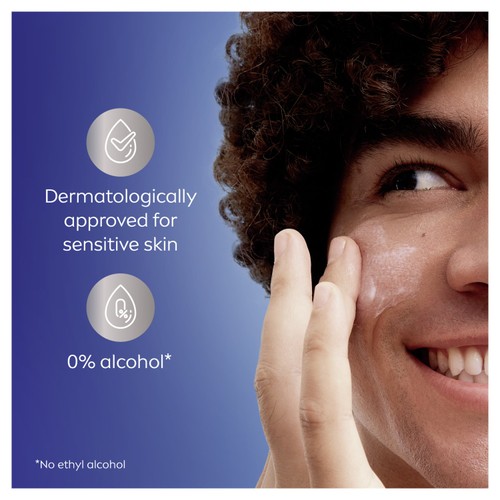 NIVEA MEN Sensitive Face Moisturiser with 0% Alcohol 