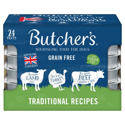 Butcher's Traditional Recipes Dog Food Trays