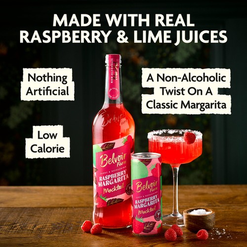 Belvoir Farm Raspberry Margarita Mocktail