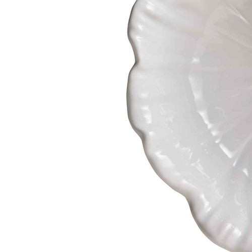 M&S Floral Serving Bowl, White