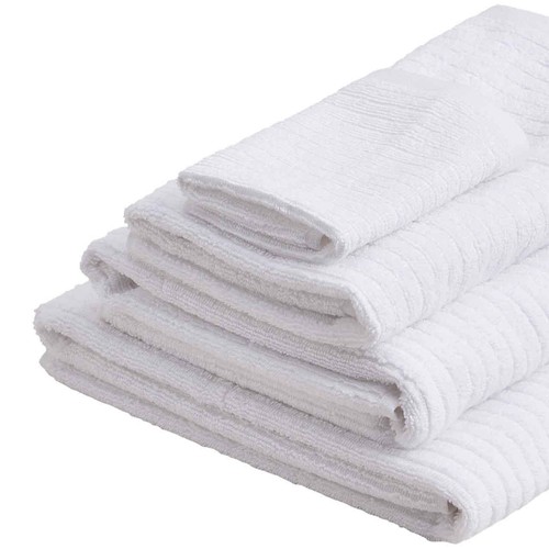 M&S Cotton Quick Dry Towel, Bath Towel, White