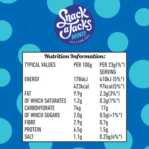 Snack a Jacks Salt & Vinegar Rice Cakes