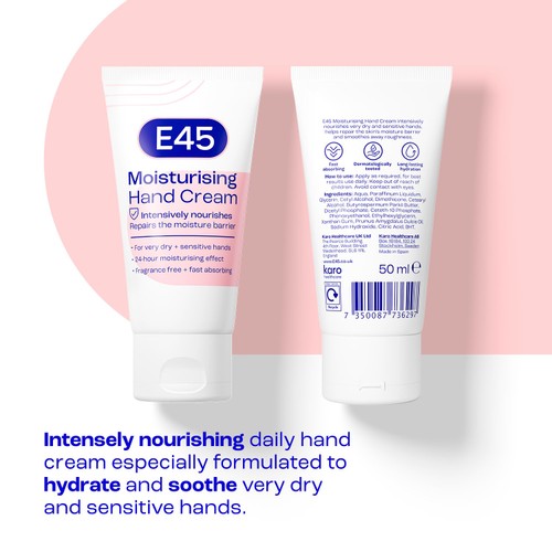 E45 Daily Hand Cream for Very Dry Hands & Sensitive Skin