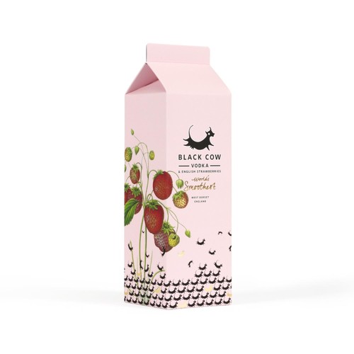 Black Cow & English Strawberries Vodka