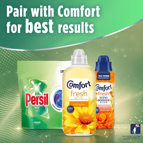 Persil Bio 4 in 1 Fast-Dissolving Laundry Capsules 34 Washes