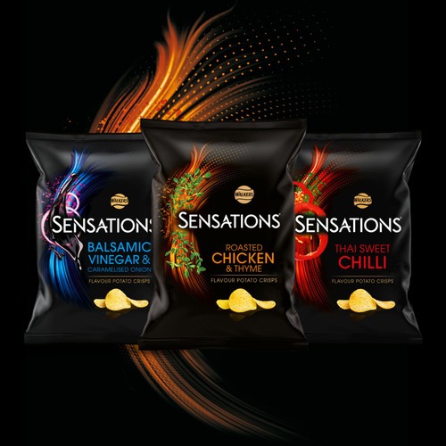 Sensations Roasted Chicken & Thyme Sharing Bag Crisps
