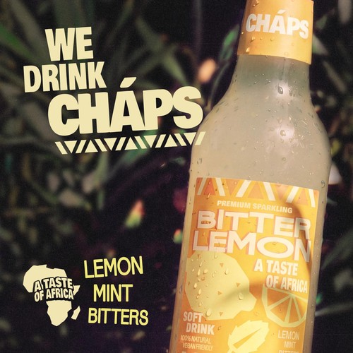 Chaps Premium Bitter Lemon Drink