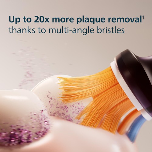 Philips Sonicare Genuine A3 Premium All-in-One Brush Head, Black, 2+1 Pack