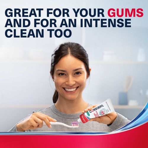 Corsodyl Advanced + Intensive Gum Repair Toothpaste, Intense Clean