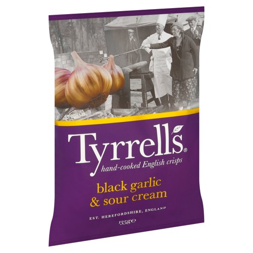 Tyrrell's Black Garlic & Sour Cream Sharing Crisps
